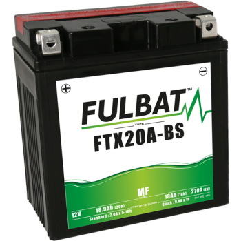 Akumulator Fulbat YTX20A-BS FTX20A-BS MF 12V 18.9Ah 270A YTX16-BS